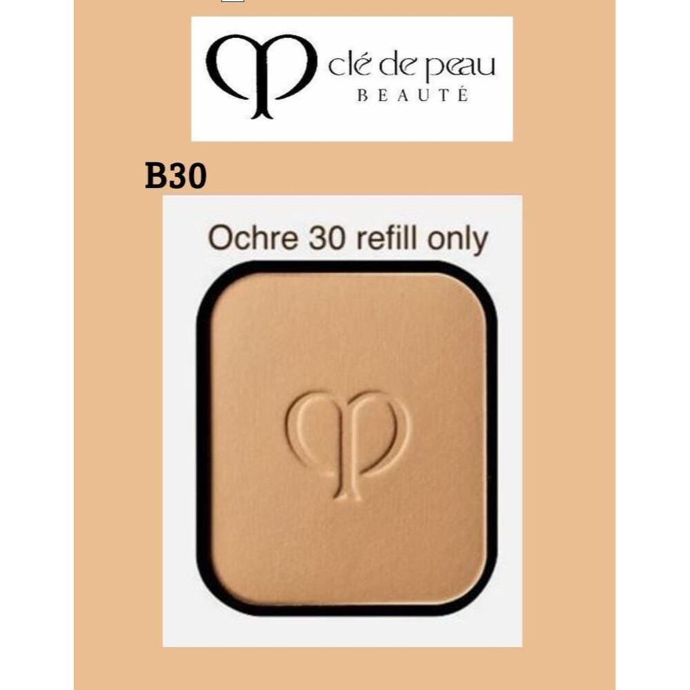 Cle de Peau TEINT POUDRE ECLAT Powder Foundation 11g REFILL B30 NEW
